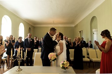 054 Hochzeit Jacqueline Daniel Schloss Steinhoefel Trauung